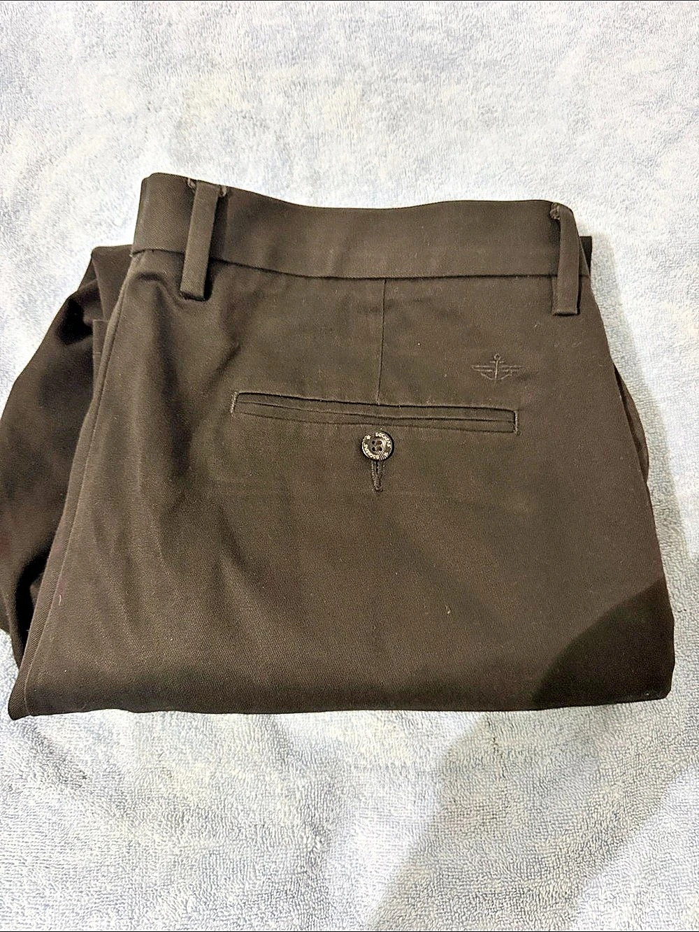 Dockers Straight Fit Men's Black Chinos Waist 38 x 29